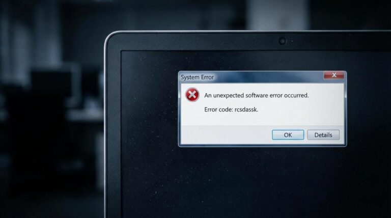 software error rcsdassk